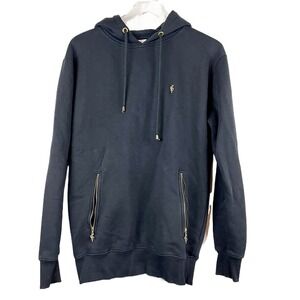 Father Sons Black & Gold Pullover Hoodie & Zip‎ Pockets Men's Size M